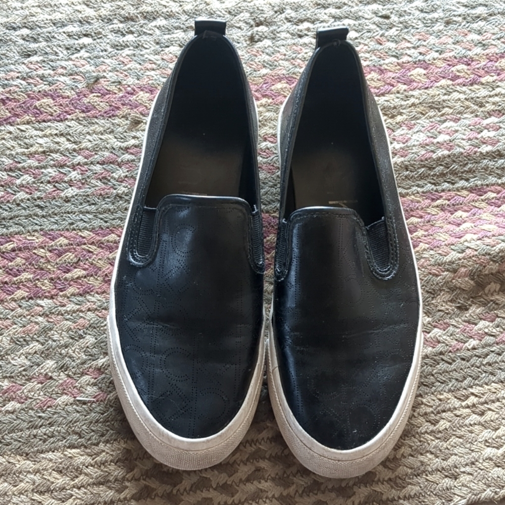 Slip on Faux Leather Flats